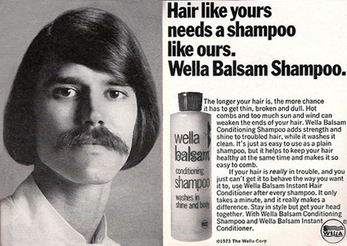Wella shampoo for men (1973)